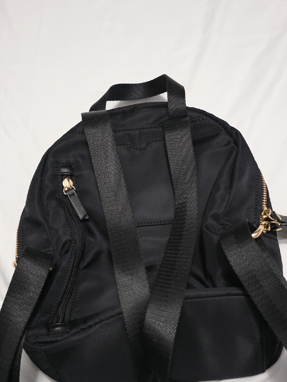 Spartina 449 Black Floral-Trim Mini Backpack - Picture 7 of 14